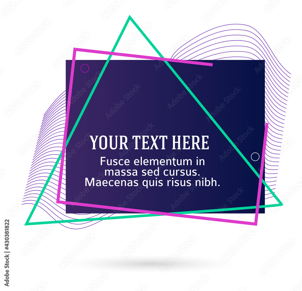 Poster design elements presentation template. banners background, backdrop shadow glow light effect. vector