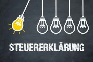 Fototapeta premium Steuererklärung 