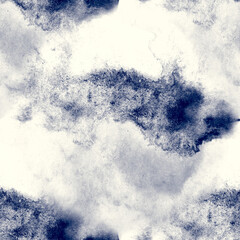 Seamless acrylic indigo blue background. Material