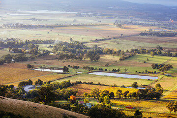 Fototapeta na wymiar View over Yarra Glen in Australia