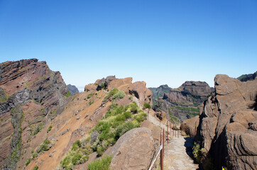 Wanderweg auf Vulkaninsel - Madeira/Portugal
