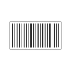 Barcode icon. Flat symbol for your web site design, logo