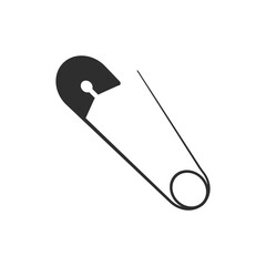 Safety pin icon. design. Safety pin symbol