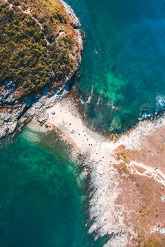 Aerial View of Ap Lei Chau in Hong Kong
