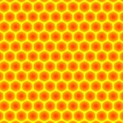 background vector illustration of a honeycomb full of honey