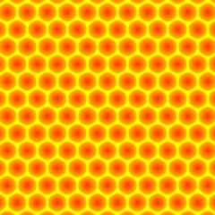 background vector illustration of a honeycomb full of honey