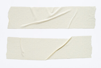 close up of adhesive tape wrinkle set on white background - 430395471