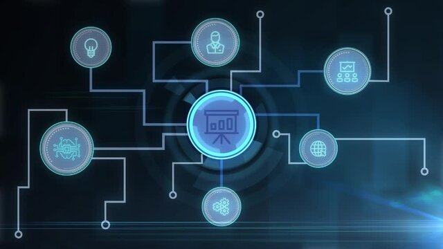 Business, Technology, Internet and network concept. E-learning Education Internet Technology Webinar Online Courses concept.