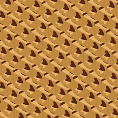 Brown squares for the print