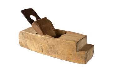Wooden plane for wood processing by a joiner