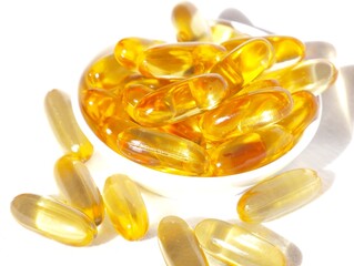 Picture of cod liver oil omega 3.	
