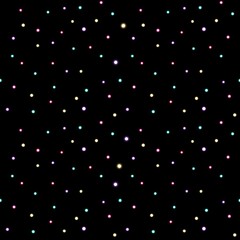 Seamless pattern with neon dots 