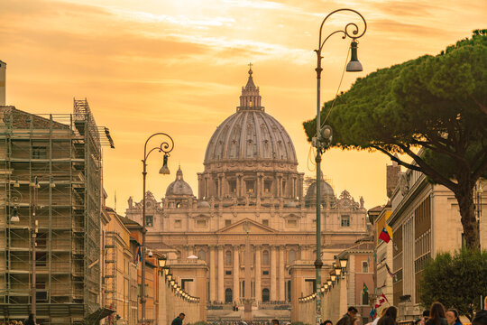 Italy, Lazio, Rome, The Vatican, St Peters Basilica