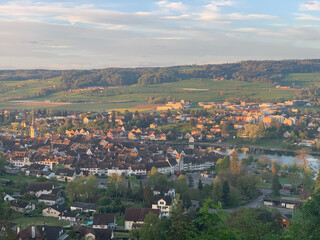 Fototapeta na wymiar aerial view of the city