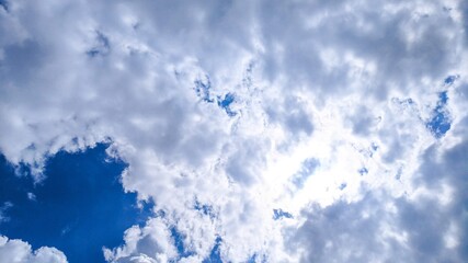 blue sky with clouds