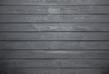 Fototapeta premium Texture of grey wooden surface as background, top view