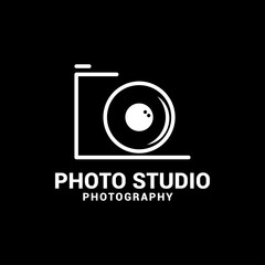 camera photography logo icon vector template.