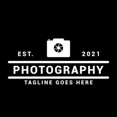 camera photography logo icon vector template.