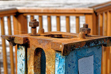 Rusting old industrial equipment - Astoria - Oregon