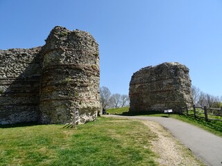 Pevensey Castle entrance