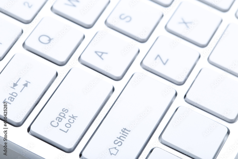Poster background of new computer keyboard