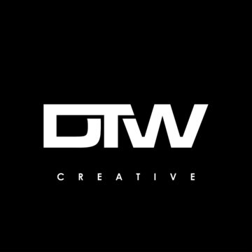 DTW Letter Initial Logo Design Template Vector Illustration