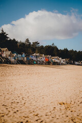 Beach huts