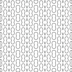  Geometric vector pattern with triangular elements. Seamless abstract ornament for wallpapers and backgrounds. Black and white colors.