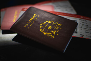 Passports ready for a great journey - obrazy, fototapety, plakaty
