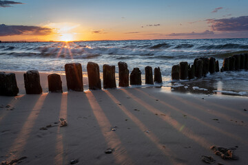 Sunset on the Baltic Sea