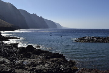 Cliffs on the island of Tenerife