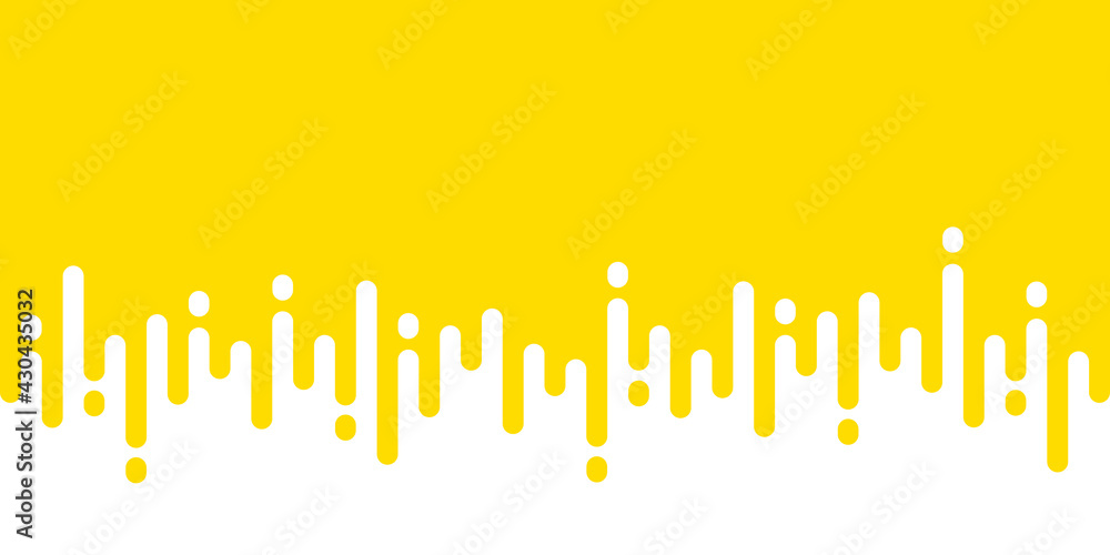 Poster abstract yellow transition background. waterfall or melting lines geometric pattern. flow liquid des