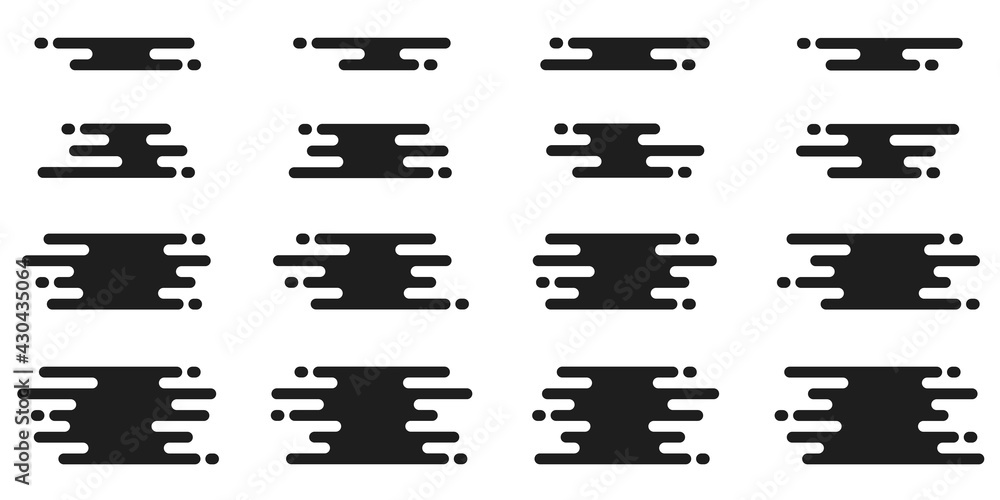 Poster abstract transition elements. melting lines geometric pattern. fluid flow splash shapes. modern geom