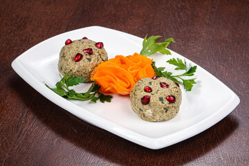 Georgian traditional cuisine - vegetarian pkhali