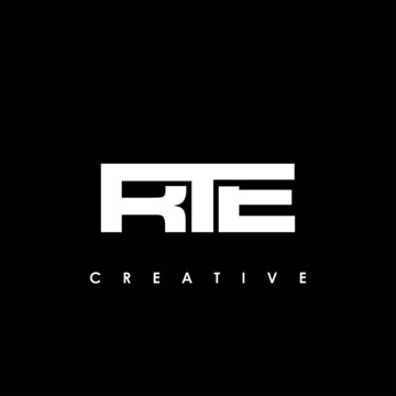 RTE Letter Initial Logo Design Template Vector Illustration