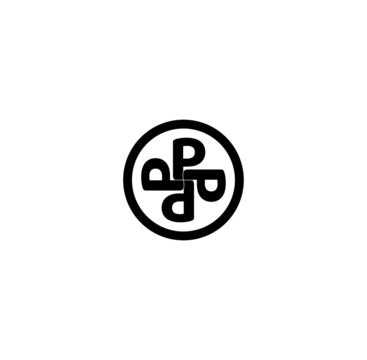 P letter corporate logo. P company logo.