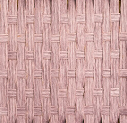 Detail hand craft of weaving texture background