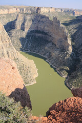 Bighorn Canyon National Recreation Area in Wyoming, USA