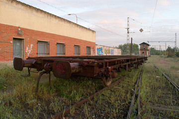 wagon transport towarowy metal kolei