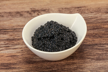 Luxury strugeon fish black caviar