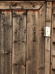 old wooden door