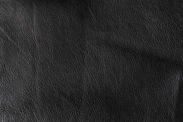Black background from genuine leather