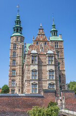 Fototapeta na wymiar Kongens Have Rosenborg Slot (royal backyard castle Rosenborg) copenhagen Region Sjælland (Region Zealand) Denmark