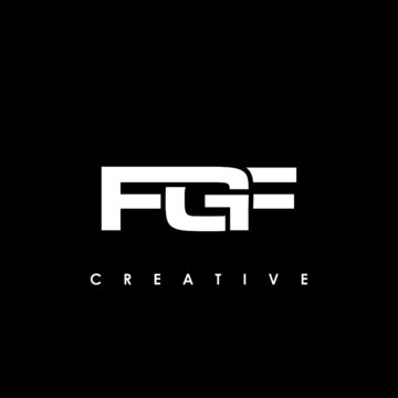 FGF Letter Initial Logo Design Template Vector Illustration
