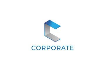 Letter c corporate business logo design