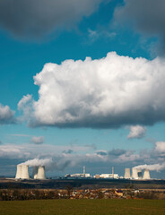 Nuclear power station Dukovany, Vysocina region, Czech republic