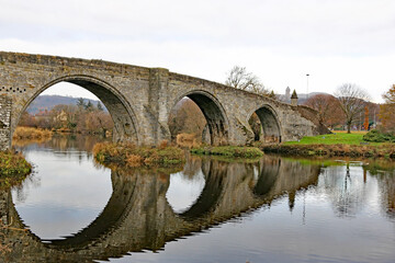 Fototapeta na wymiar Stirling Old Bridge in Scotland