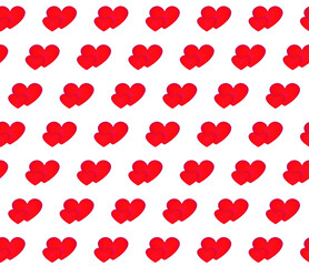 Beautiful seamless love hearts background texture for the valentines day celebration
