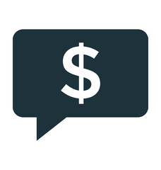 Business Talk Vector Icon