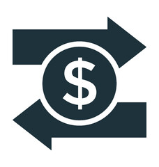 Dollar Valuation Vector Icon